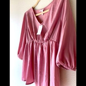 Maternity top in beautiful pink color. Size M